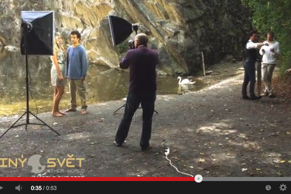 Video - Fotograf Angelo Purgert - Jiný svět ( backstage ) ...
