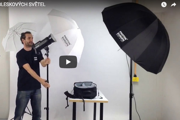 Video - Batoh na 2ks zábleskových světel