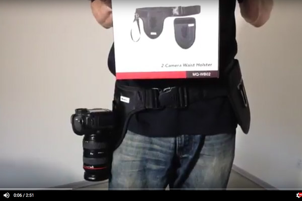 Video - Pás pro zavěšení dvou fotoaparátů