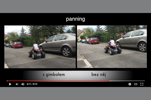 Video - Gimbal pro chytré telefony - Test