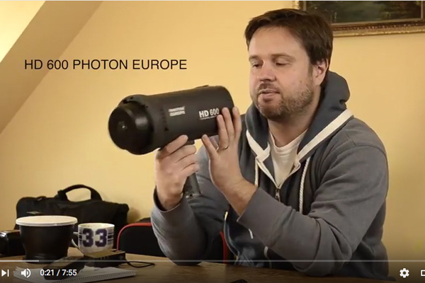 Video - bateriové světlo HD 600 PHOTON EUROPE