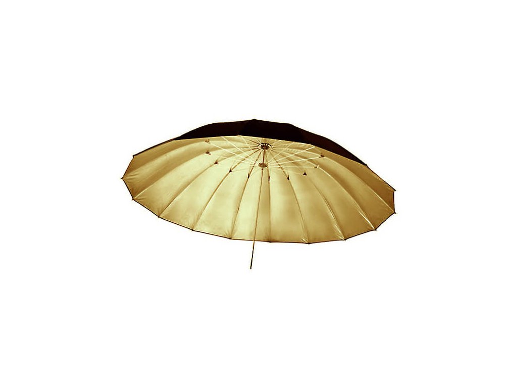 3657 big umbrella au 150 cm zlata vnitrni odrazna plocha