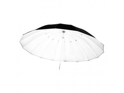 3534 big umbrella au 150 cm bila vnitrni odrazna plocha