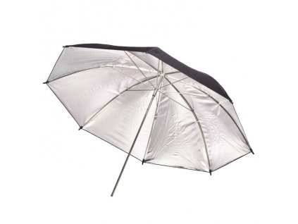 Stříbrný fotografický deštník 80 cm BS-50F