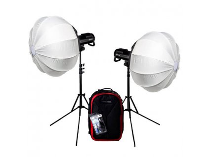 4533 outdoorova sestava bateriovych zablesku 2x hd 610 hss baloon