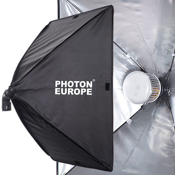 LED DAYLIGHT 450 - TRVALÉ SVĚTLO SE SOFTBOXEM 50X70