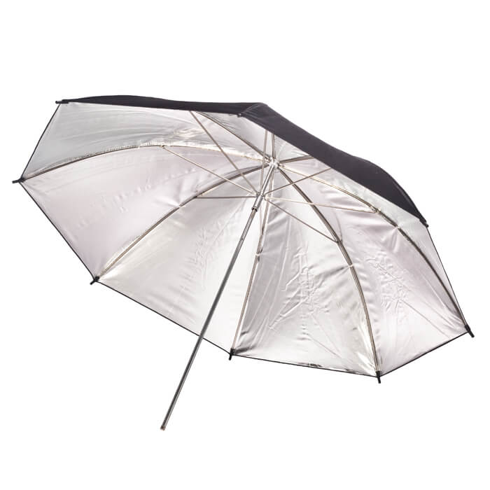 STŘÍBRNÝ FOTOGRAFICKÝ DEŠTNÍK 80 CM BS-50F
