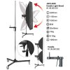 3777 1 profesionalni stativ s posuvnym drzakem pro studiova svetla