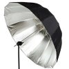 4167 deep big umbrella 170 cm stribrna vnitrni odrazna plocha