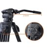 fancier fc 270a 1 8m video tripod fc 02h head 3